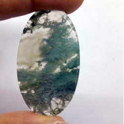 Moss Akik ( Agat )  Kabaşon