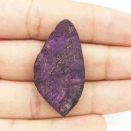 Purpurit Druzy Kabaşon