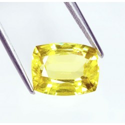 Doğal Sarı Safir Fasetli