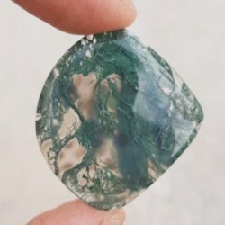 Moss Akik ( Agat )  Kabaşon