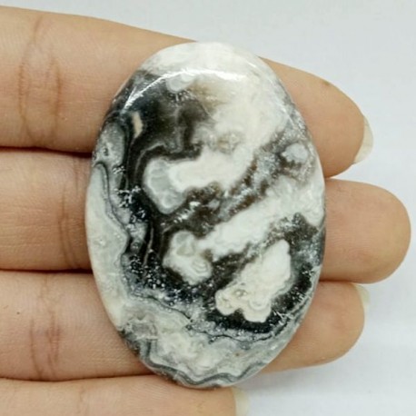 Zebra Kalsit  Kabaşon
