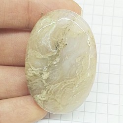 Kırmızı Moss Akik Kabaşon