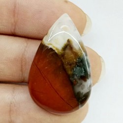 Rainbow Doğal Jasper Kabaşon