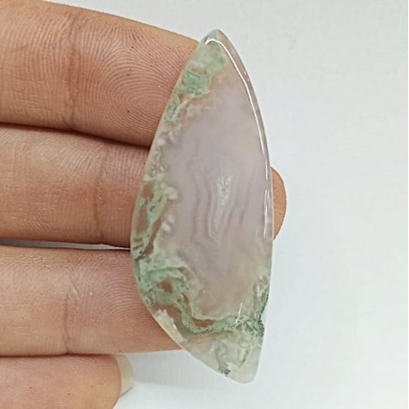 Moss Agat Kabaşon