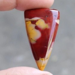 Doğal Mookaite Jasper Kabaşon