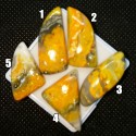 Bumble Bee Jasper Kabaşon