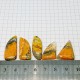Bumble Bee Jasper Kabaşon