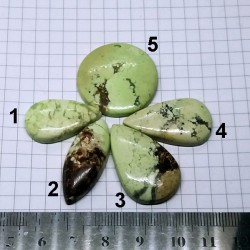 Limon Krizopras Kabaşon